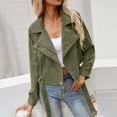 thumbnail image 2 of CEHVOM Veste Décontractée à Manches Longues pour Femmes avec Fermeture Éclair en Solde, 2 of 7