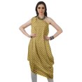 thumbnail image 2 of Moomaya Robe Kurti Sans Manches à une Épaule Imprimée pour Femmes, Vêtement de Créateur Boho pour Fête, 2 of 7