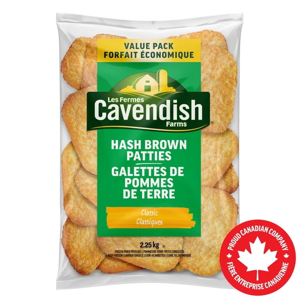 Cavendish Farms Club Pack Classic Hash Brown Patties | Made In