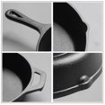 thumbnail image 3 of Frying Pan, Skillet Cast Iron Uncoated  for Camping 26x5.5cm/10.2x2.2in, 3 of 7