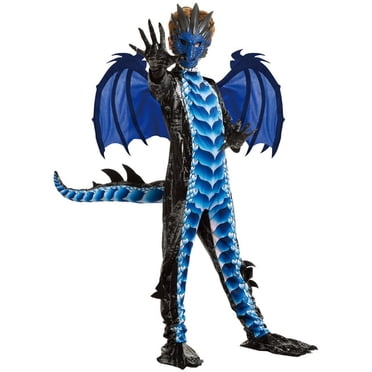 Syncfun Dragon Costume for Kids, Boys Dragon Costume with Dragon Wings, Tail and Mask Set for Toddlers Halloween Dress Up 5-12 Years