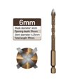 thumbnail image 4 of XZNGL Cross Four Blade Drill Bit Ceramic Tile Hexagonal Handle Brick Wall Cement Ceramic Perforated Drill, 4 of 9