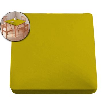 Dvruxg Nappe Carrée Extensible - Nappe en Polyester Élastique pour Tables, Résistante à la Poussière et aux Taches, Ajustement Facile Nappe Protectrice