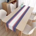 thumbnail image 1 of Nappe de Table pour la Fête de l'Indépendance avec Tapis de Chemin de Table Décoratif en Lin Antidérapant Résistant à la Chaleur pour Table à Manger, 1 of 8