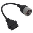 thumbnail image 3 of Scanner Diagnostic Adapter, High Strength 6Pin To 16PIN OBD1 To OBD2 Diagnostic Cable Wear Resistance  For J1708, 3 of 8