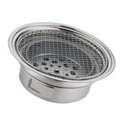 DOLITY Loviver Portable Japanese BBQ Grill Stainless Steel Charcoal Grill Barbecue L