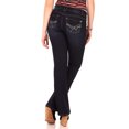 thumbnail image 2 of WallFlower Jeans Luscious Curvy Coupe Bottillon Taille Mi-Haute Insta Extensible Juniors pour Femmes (Standard et Plus), 2 of 5
