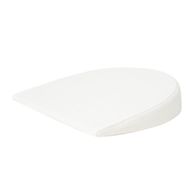 Riforla Coussin Antireflux en Mousse pour Landau, Lit de Bébé, Tête Plate, Taie d'Oreiller en Blanc, Conçu comme un Oreiller en Coin avec une Inclinaison de 12–15 Degrés pour un Soutien Ergonomique. Conçu avec une Mousse Mémoire à Haute Densité et une Housse en Coton Respirante, Favorise un Meilleur Sommeil pour les Bébés. la Housse Amovible, Lavable à la Machine, Assure un Entretien Facile pour les parents Occupés.