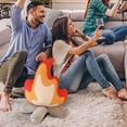 thumbnail image 1 of Funny Toys, Soft Simulation Bonfire Stuffed Plushies Doll Fake Fire Firewood, 1 of 4