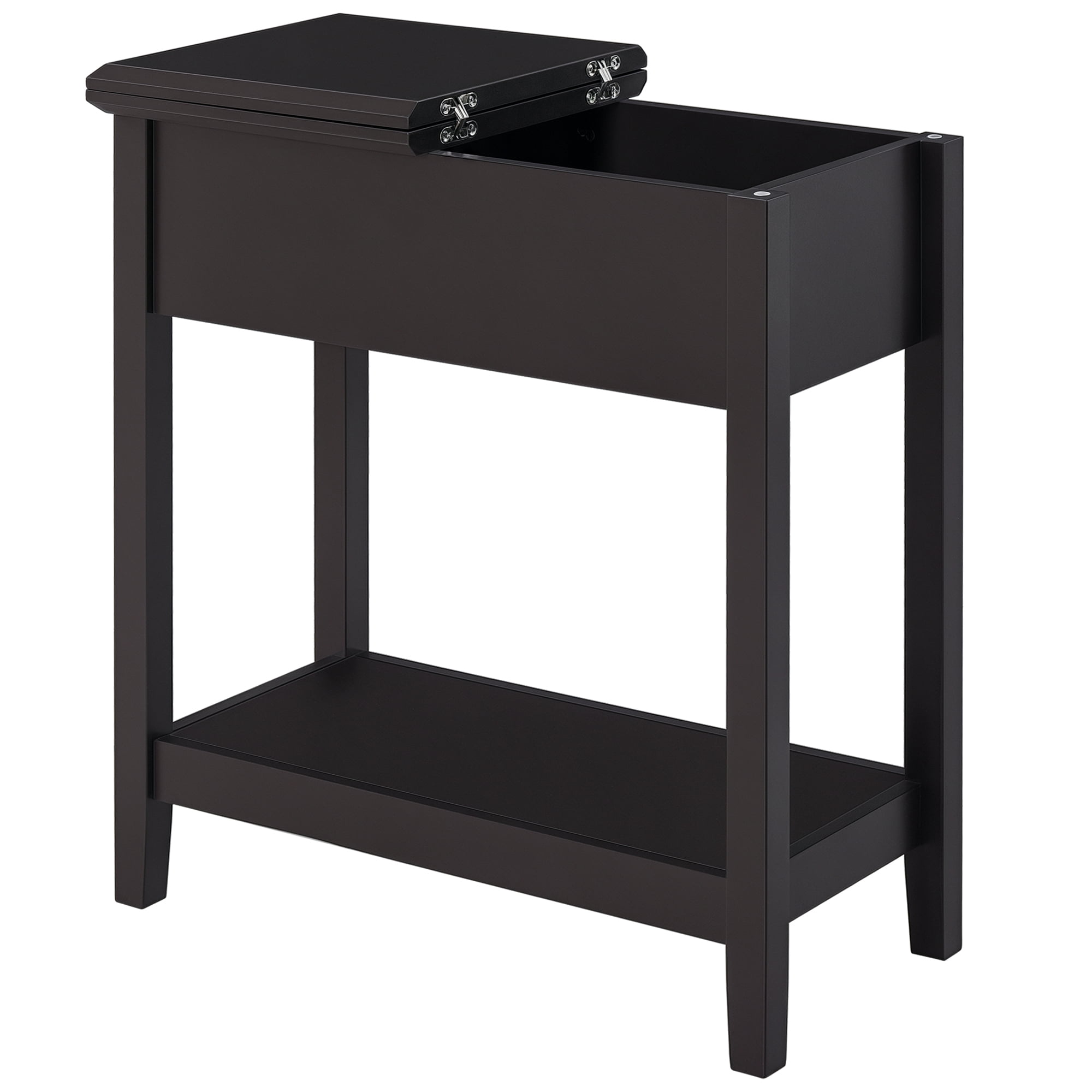 ヒステリックグラマー HEAD PHONE WOMAN SIDE TABLE HOMCOM Flip Top End Table, Narrow Side Table with Storage Shelf