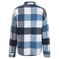 thumbnail image 5 of Aqestyerly Veste à Carreaux pour Femme à Manches Longues, Col Rabattu, Coupe Ample, Décontractée, Manteau Chemise Léger HWRETIE, 5 of 5