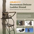 thumbnail image 2 of Muddy 17 Ft Tall Tree Stand, Single Steel Ladder for Hunting, Black, 1 Pack, 2 of 12