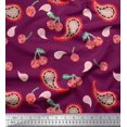 thumbnail image 1 of Soimoi Rayon Fabric Floral & Paisley Print Fabric by The Yard 56 Inch Wide, 1 of 3