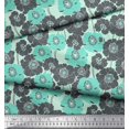 thumbnail image 3 of Soimoi Cotton Voile Fabric Artistic Flower Fabric Prints By Yard 56 Inch Wide, 3 of 3