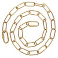 thumbnail image 1 of 1 Ensemble de Suspensions Chaîne Lustre Robuste Chaîne Fer Suspensions Chaîne Luminaire Industriel avec Verrou de Connexion pour Maison Bureau, 1 of 9