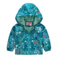 thumbnail image 1 of Toddler Winter Coat Cute Animal Printed Solid Color Lightweight Jacket Windproof Down Jacket Spring Jacket 3-4 Years Kids Clothes, 1 of 4