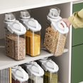 thumbnail image 2 of WIFKLSIIPG Dog Food Storage Container ，Pet Food Container with Airtight Pour Spout Cat Food Storage Container with Measuring Cups Portable Pet Food Container for Dogs Cats Birds(Green), 2 of 8