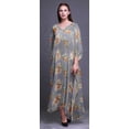 thumbnail image 2 of Bimba Kaftan de Plage Floral, Paréo de Bikini, Robe Maxi pour Femmes, Long Caftan-TG-3X, 2 of 5
