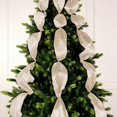 thumbnail image 2 of Christmas Ribbon – 4Cm (20M Total Length) Wide * 20M Long, 2 Inch Wide Satin Ribbon Perfect for Wedding Handmade Bows Craft Fabric Ribbon for Wrapping Bouquets Wedding Decoration（66Ft ）, Ribbon X1, 2 of 9