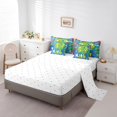 thumbnail image 3 of YST Kids Math Equation Comforter Set King Mathematics Formula Biology Bedding Set With Sheets For Boys Girls Math Geometry Science Bed In A Bag 7 Piece Educational Reversible Bed Set, 3 of 5