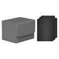 thumbnail image 3 of Card Deck Box with Closure Collectible Cards Container Card Holder Gray, 3 of 8