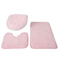 thumbnail image 2 of Meitianfacai 3 Pieces Bathroom Rugs, Anti-Slip Bath Rug, Super Absorbent Luxury Shaggy Bath Mats Set, Perfect Plush Carpet for Tub, Shower, Bath Room,Machine Washable, 2 of 9