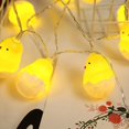 thumbnail image 4 of Halloween Decorations Clearance Sale  LED Animal Modeling Light String Yellow Chick Lights New Decoration Lights, 4 of 8