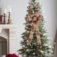 thumbnail image 4 of Riforla Christmas Bow Berry Snowflake Printed Ribbon Christmas Tree Decoration Handmade Like Bow Hangs E 32x27 cm, 4 of 8
