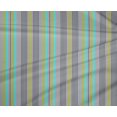 thumbnail image 3 of oneOone Polyester Lycra Tissu Imprimé à Rayures Multicolores BTY 56 Pouces de Large, 3 of 3