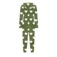 thumbnail image 3 of Pyjama pour Bébé Fille, Combinaison à Capuche à Manches Longues pour Chaleur Hivernale, 3 of 5