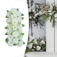 thumbnail image 1 of pitrice Arch Rose Flower Panel Table Runner Bouquet for Wedding White, 1 of 7