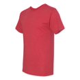 thumbnail image 3 of T-shirt en Jersey Fin, 2TG, Rouge Vintage, 3 of 5