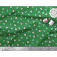 thumbnail image 2 of Soimoi Green polyester Crepe Fabric Crystals Floral Fabric Prints By Yard 52 Inch Wide, 2 of 5