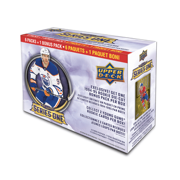 2025-26 Upper Deck Series 1 Hockey Exclusive Mega Box (Quantité limitée à 2 par commande et limite de 1 commande par foyer)