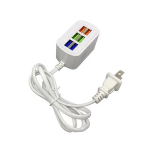 OUSITAID 6 Ports USB Power Strip Fast-Charging USB Hub Universal Extension Cord with Multiple Outlets