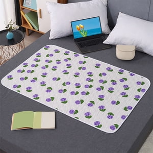 JWshufel Leak Proof Washable Menstrual Mattress Protector Waterproof Non Slip Small Bed Pad for Female Student Dormitory Menstrual Period Protection 27.55x35.43 Inch