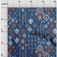 thumbnail image 1 of oneOone Polyester Lycra Fabric Block & Geometric Ikat Printed Craft Fabric BTY 56 Inch Wide, 1 of 4