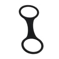 thumbnail image 4 of DYNWAVECA Pince pour Plongée en Apnée, Porte-Clés de Plongée en Apnée, Style Boucle, Retenue de Fixation Pièce de Rechange Souple Verrou Universel de Garde de Tuba Noir, 4 of 10