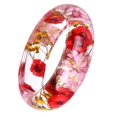 thumbnail image 2 of Lucite Fait à la Main Fleur Bracelet en Résine Époxy pour Dame, 2 of 5