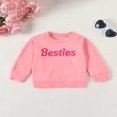 thumbnail image 2 of Mommy and Me Matching Outfits Long Sleeve Crew Neck Letter Sweatshirts, 2 of 8