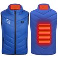 thumbnail image 2 of 2025 Heated Jacket for Boys Girls Usb Intelligent Constant Temperature Heated Windproof Plus Size Coat for Children Winter 2 Heated Jacket Coat Blue, 2 of 9