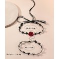 thumbnail image 3 of LinYooLi Collier Ras du Cou Fleuri pour Femmes Collier Gothique Floral à Lacets Collier Rose Long Collier en Velours pour Mariage Fête d'Été, 3 of 6