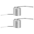 thumbnail image 1 of Spring Steel Compression Springs Silver 2Pack 4.13X1.18X0.98in, 1 of 6