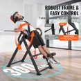 thumbnail image 2 of KFFKFF Inversion Table for Back Support, 300 lbs Weight Limit, Durable Back Stretching Device, Includes Headrest, Secure Ankle Clasp, and Adjustable Safety Strap, in Red and Black, 2 of 9