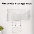 thumbnail image 1 of CHUANK Umbrella Storage Rack Wall Mounted Anti-slip Punch-free Great Load Bearing Entryway Umbrella Holder Umbrella Organizer Water Drop Collection Keep Floor Dry Umbrella Stand, 1 of 7