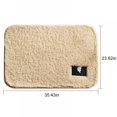 thumbnail image 1 of MesaSe Memory Foam Coral Fleece Non Slip Bathroom Mat Super Soft Microfiber Bath Mat Machine Washable Bath Rugs, 1 of 2