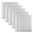 thumbnail image 1 of Great Lakes Tin Matte White 2ft x 2ft Ceiling Tiles, 5 Pack, 1 of 6