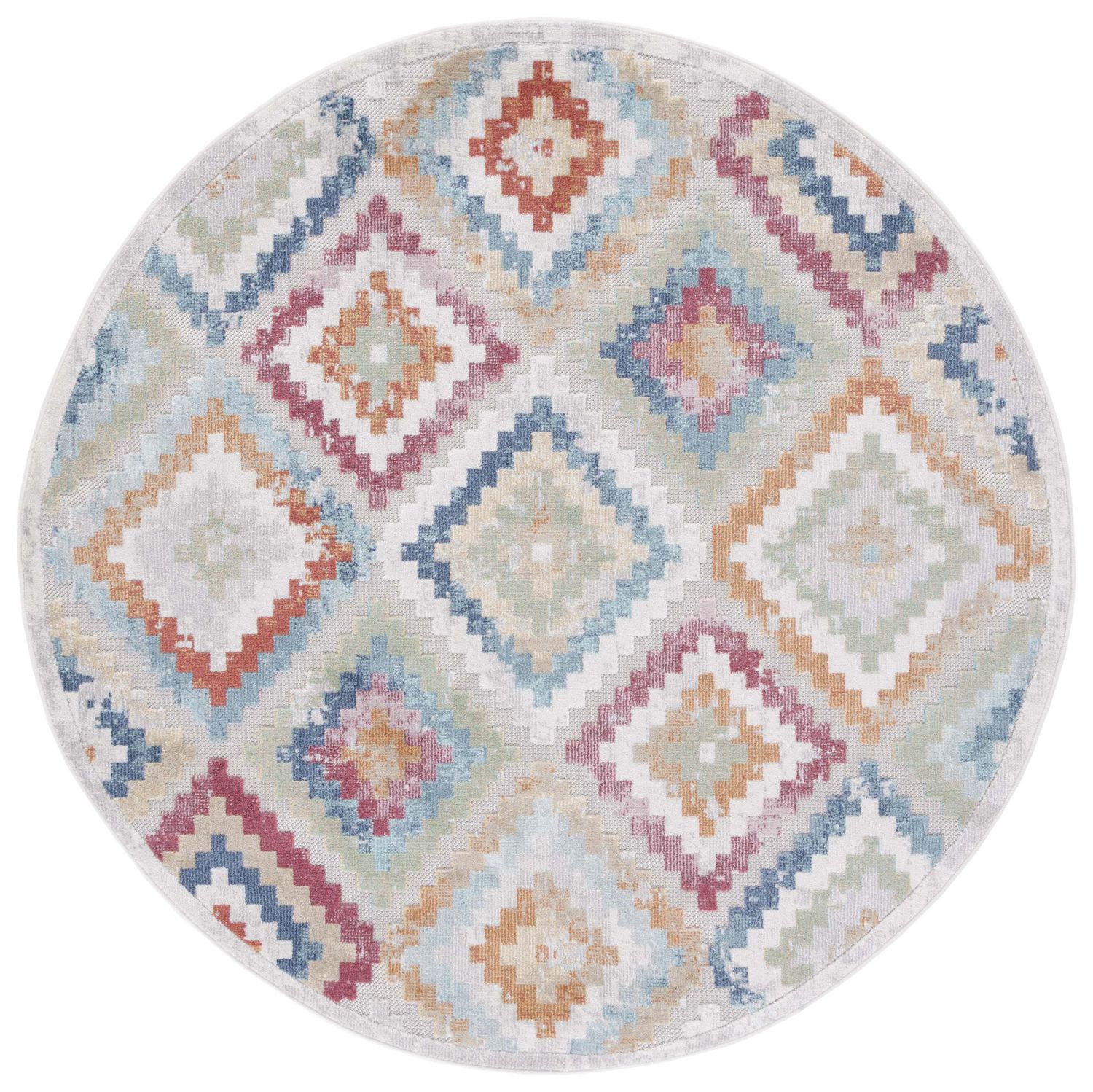 SAFAVIEH Cabana Carina Geometric Indoor/Outdoor Area Rug