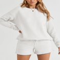 thumbnail image 2 of Sweat-shirt et Short Assortis pour Pyjamas Féminins, 2 of 8
