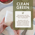 thumbnail image 3 of Beille 100% Bamboo Dish Sponges Kitchen Essentials Cleaning Supplies 4pk, 3 of 9